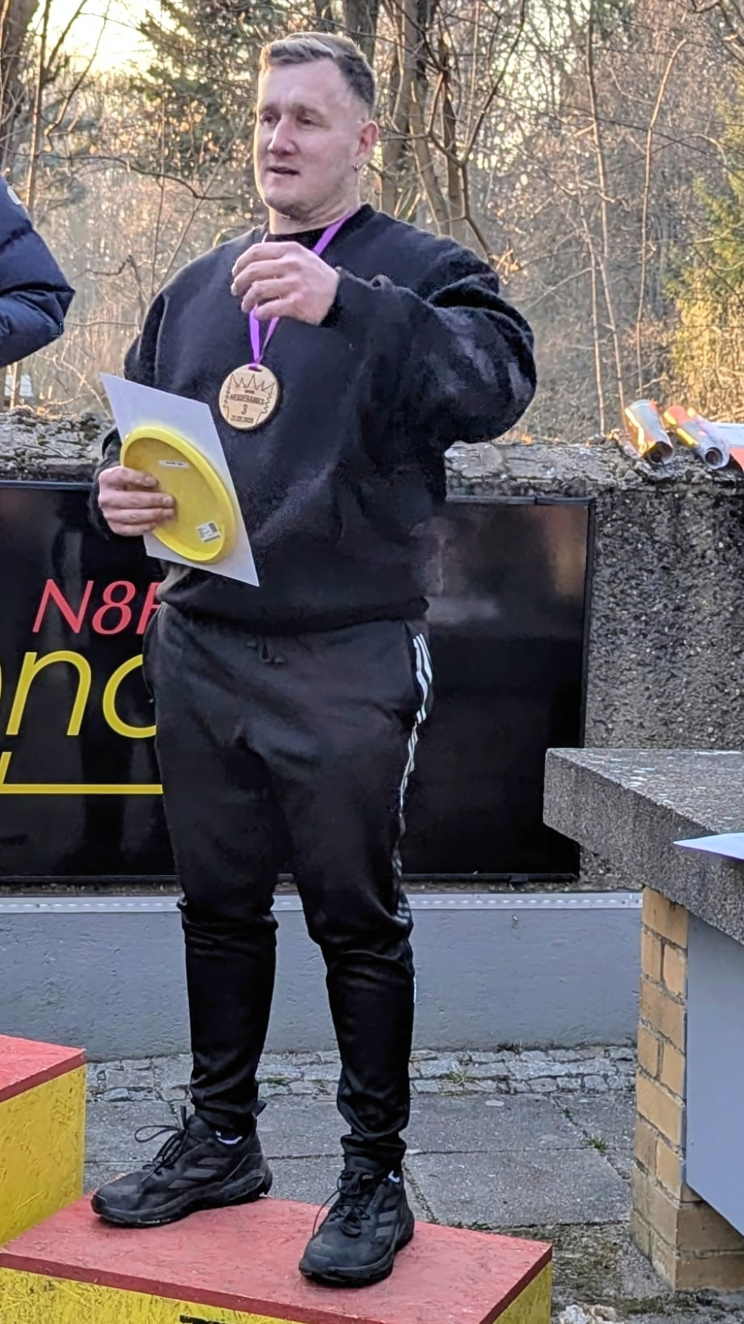 EB-Mitglied Johannes Basche auf dem Treppchen